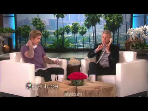 Justin Bieber prank calls The Weeknd on the Ellen Show