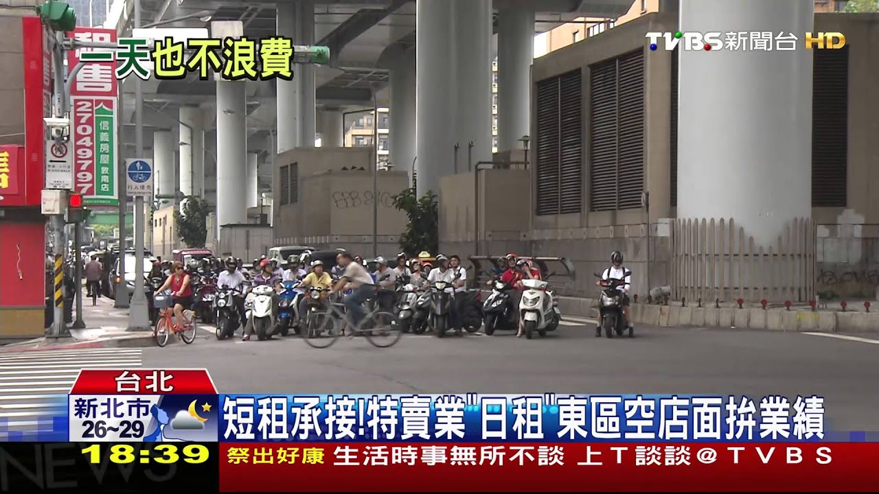 東區租金高嚇跑房客 房東改「日租」補空檔