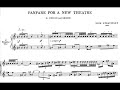 Igor Stravinsky - Fanfare for a New Theatre for Two Trumpets (1964) [Score-Video]
