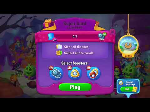 Fishdom 5844 Super Hard Level - 12 moves - NO BooSTERS