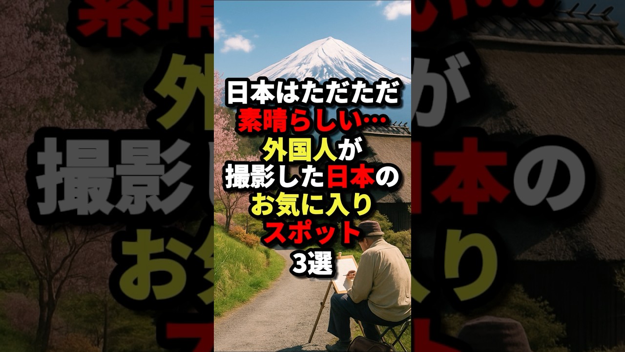 日本はただただ素晴らしい…外国人が撮影した日本のお気に入りスポット3選 #海外の反応