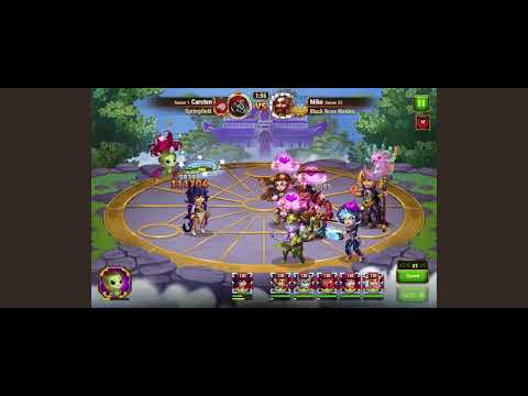 Hero Wars! CoW fight 350k vs 1kk teams in buff buildings. You need just 1 hero to win!