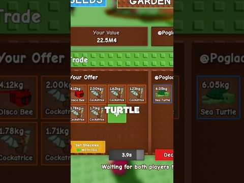 She tried scamming me with this clever trick in grow a garden… 😔 #growagarden #roblox #gag