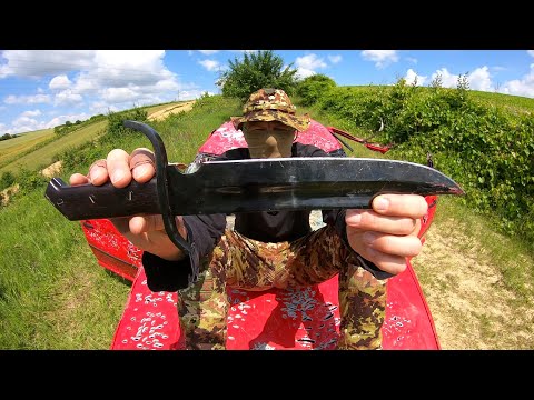 Cold Steel 1917 Frontier Bowie - DESTRUCTION TEST - UNTIL IT BREAKS - @csknives 1080 CARBON - INDIA