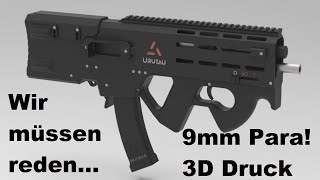 3D  Druck Maschinenpistole: Die Zerstörung des Waffengesetzes.