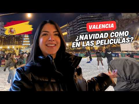 Así se vive la Previa Navideña en las Calles de Valencia 🇪🇸 (48 horas antes)
