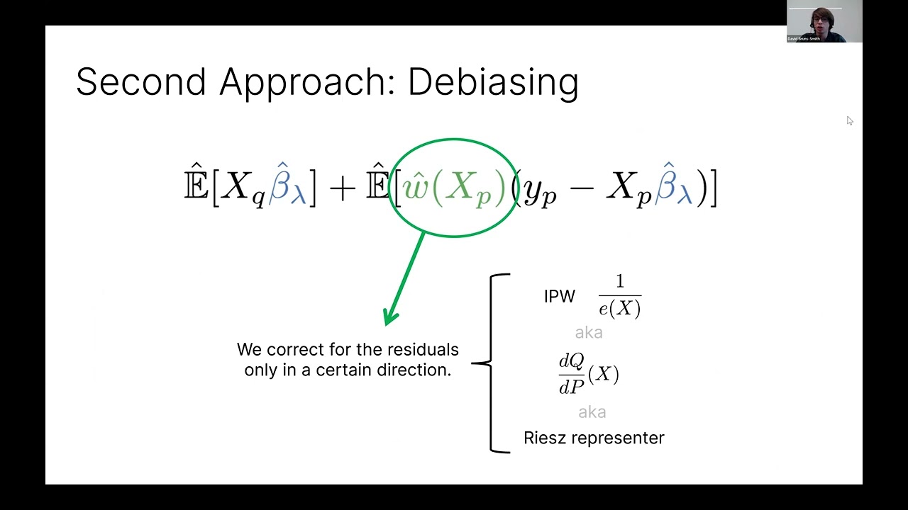 David Bruns-Smith: Augmented balancing weights as linear regression