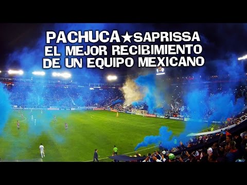"La PASIÓN en el Hidalgo â˜… PACHUCA vs. Saprissa - Cuartos de Final Concachampions 2016-17" Barra: Barra Ultra Tuza • Club: Pachuca