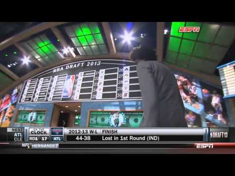Lucas "bebe" Nogueira puts on draft cap