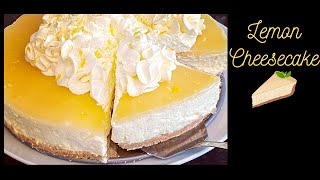 no bake lemon cheesecake with gelatin