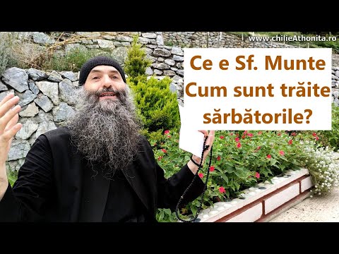 Întrebări și răspunsuri: Ce e Sf. Munte, cum sunt trăite sărbătorile - p. Pimen Vlad