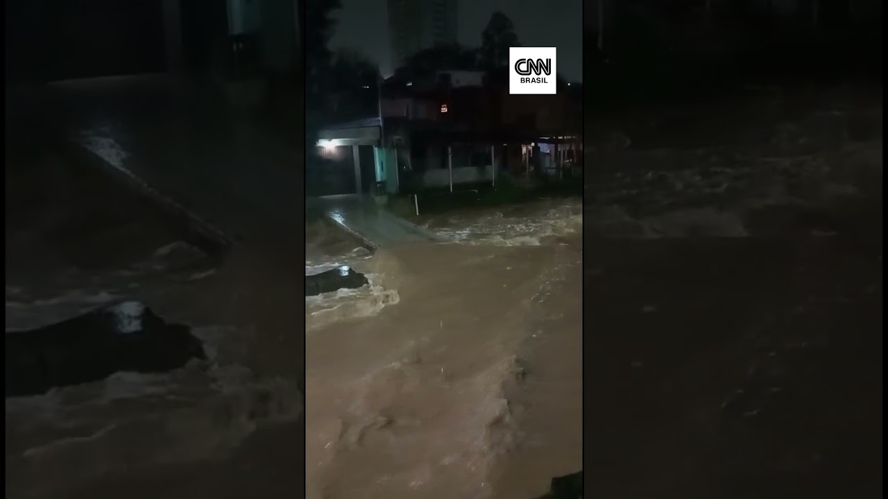 Chuvas em São Paulo: vídeo mostra enchente que arrastou duas pessoas na Região Metropolitana
