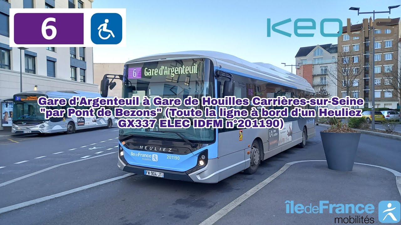 [Ligne 6r KEOLIS Argenteuil BdS] Voyage à bord d'un GX337 ELEC IDFM n°201190 (Toute la ligne)