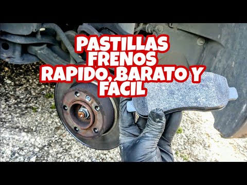 Cómo Cambiar PASTILLAS de FRENO con una Mano fácil y rápido 🏎️ furgón opel movano