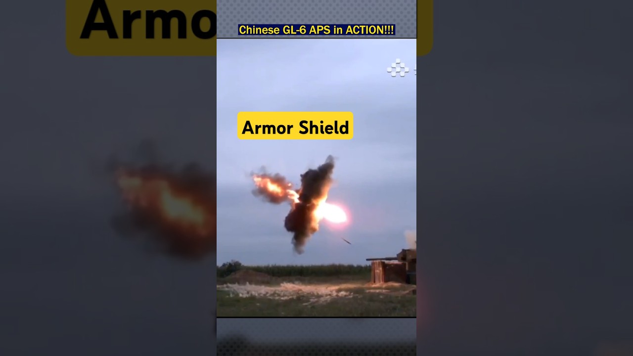 Chinese Tested GL6 APS Active Protection System!!