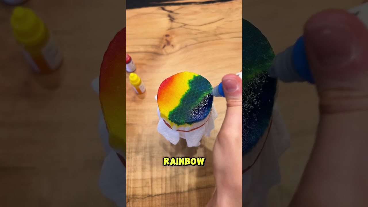Bubble Rainbow Experiment 🫧