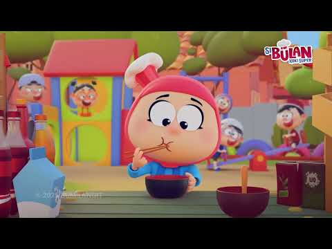 YUK KITA MAIN DI TAMAN SAMA-SAMA!! | SI BULAN KOKI SUPER | ANIMASI ANAK | KARTUN LUCU | DOA ANAK