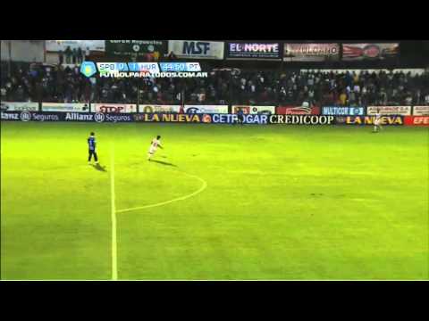 Una gran jugada que terminó en gol. Sportivo-Huracán.Fecha 23.Torneo Primera B Nacional.FPT