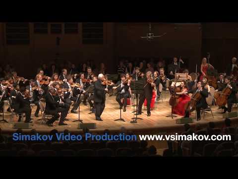 Видеоверсия концерта для двух скрипок с оркестром ре минор.