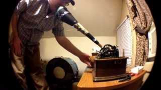 Christopher D. Heinmiller - Second recording on Edison Standard Model A Phonograph. (Flute+Kalimba)