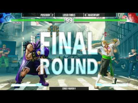 Poseidon vs BlazerFury - Losers Finals - MBC3 Street Fighter V