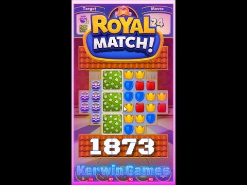 Royal Match Level 1873 - No Boosters Gameplay