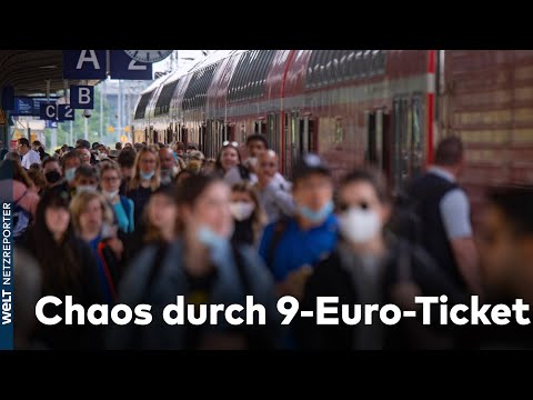 BITTERE BAHN-BILANZ: 9-Euro-Chaos - Überfüllte Züge und abgewiesene Fahrgäste über Pfingsten