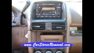 Honda CR-V Stereo Removal 2002 - 2006 = Car Stereo HELP