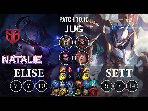 SB Natalie Elise vs Sett Jungle - KR Patch 10.15