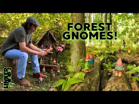 Carving a Gnome in the Forest -They Want You to See This One