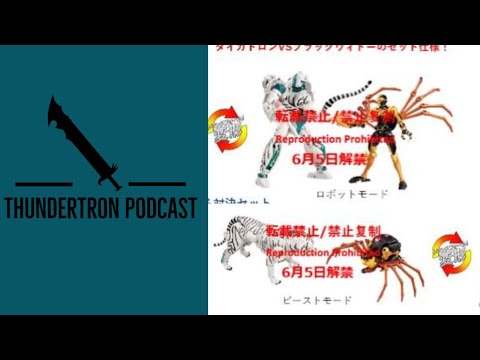 Thundertron Podcast Transformers Beast Wars Tigatron Vs Blackarachnia First Images