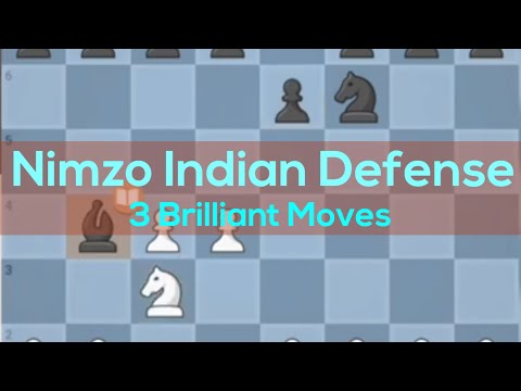 Nimzo Indian Defense | Three Brilliant Moves | Full Game Review 