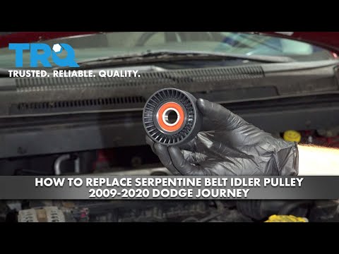 How to Replace Serpentine Belt Idler Pulley 2009-2020 Dodge Journey