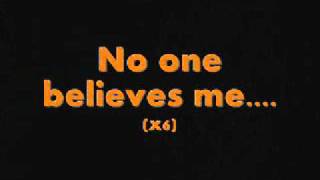 Kid Cudi - No One Believes Me Lyrics Video