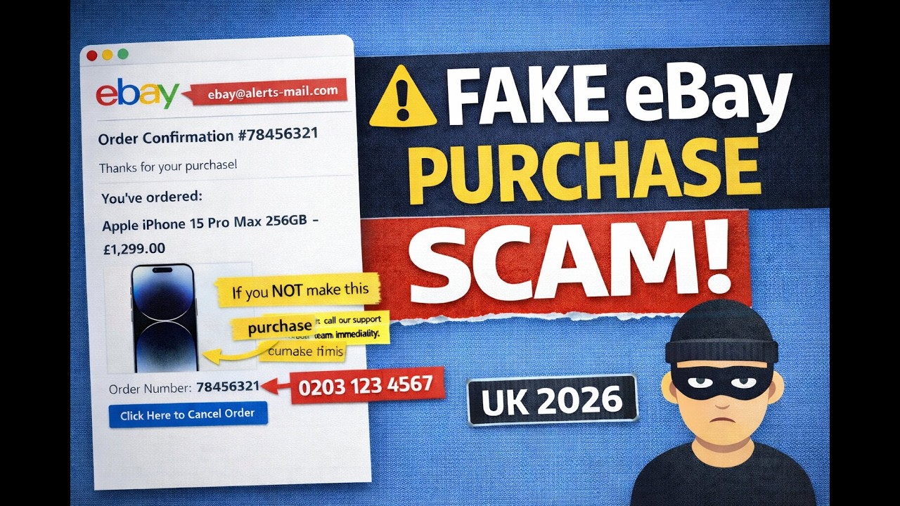 Fake eBay Email Scam – Don’t Call This Number (UK 2026)