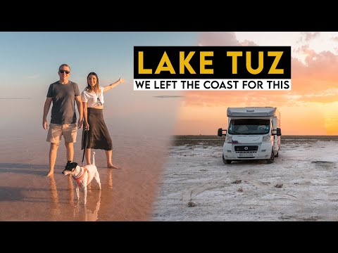 The Two Sides of Tuz Golu (Pink Salt Lake) | VANLIFE TURKEY