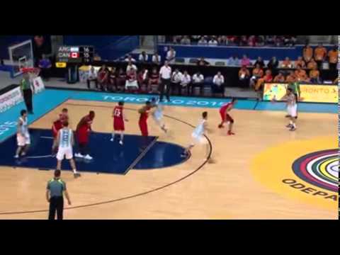 07/22/2015 - Jamal Murray Highlights - Pan American Games: Canada vs. Argentina [720p]