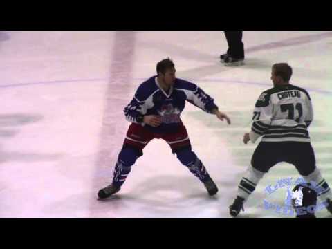 Kevin Veilleux vs Olivier Croteau LNAH 19-12-2015
