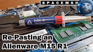 Video thumbnail for How to Re-Paste a Gaming Laptop (Alienware M15 R1) by S P A C E M S H