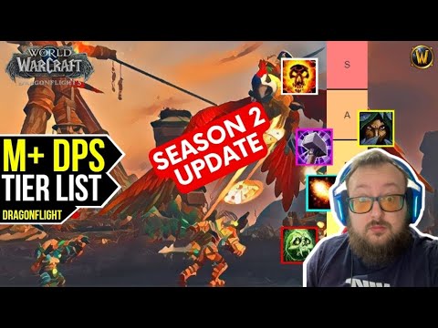 updated Mythic Plus DPS Tier List | M+ WoW Dragonflight