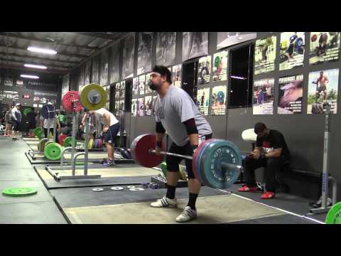 Olympic Weightlifting 2-5-15 - Back Squat, Snatch Deadlift on Riser, Power Clean, Hang Clean, Clean