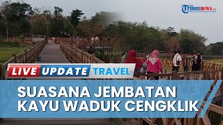 Spot Wisata Keren di Waduk Cengklik, Boyolali: View Menawan Jembatan Kayu Cocok untuk Jalan Santai