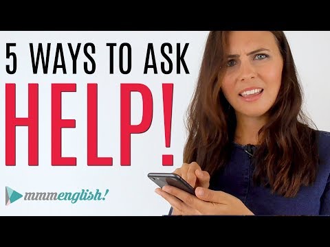 How To Ask for Help in English  |  Common Expressions #spon