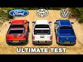Toyota v Ford v VW: ULTIMATE pick-up test!