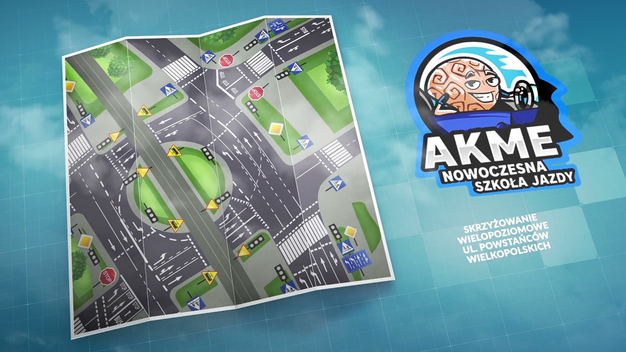 Skrzyżowanie wielopoziomowe ul  powstańców wielkopolskich