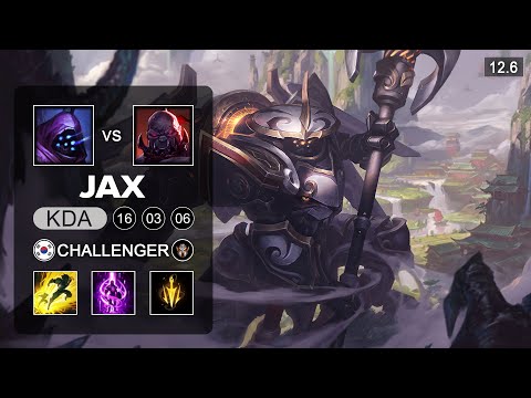 Jax vs Sion Top - KR Challenger - Patch 12.6 Season 12