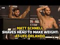 Matt Schnell Shaves Head to Make Weight at UFC Orlando - MMA Fighting