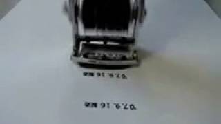 インクパット内蔵連続押印スタンパー動画(賞味期限、日付)