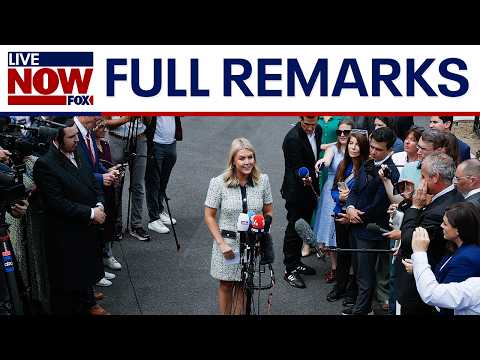 WATCH: White House Press Secretary Karoline Leavitt speaks to reporters