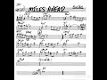 Miles ahead. Eb copy